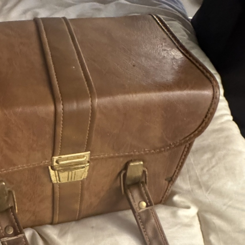 Sony Brown Leather Camera Case